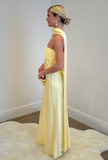 Elsa Strapless Scarf Maxi Dress