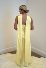 Elsa Strapless Scarf Maxi Dress