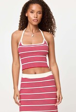 L Space Positano Striped Halter Top