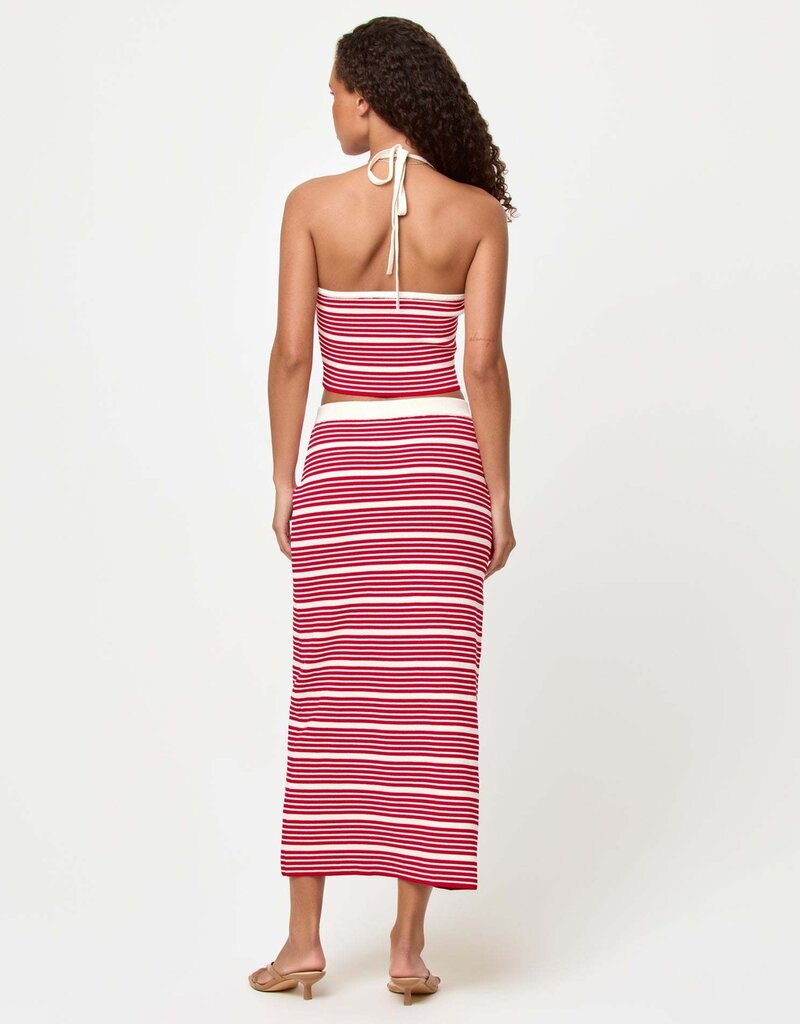 L Space Positano Striped Halter Top
