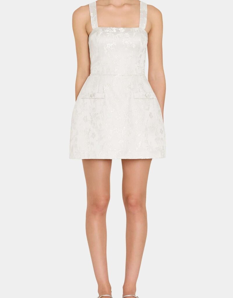 Martini Jacquard Mini Dress Romper