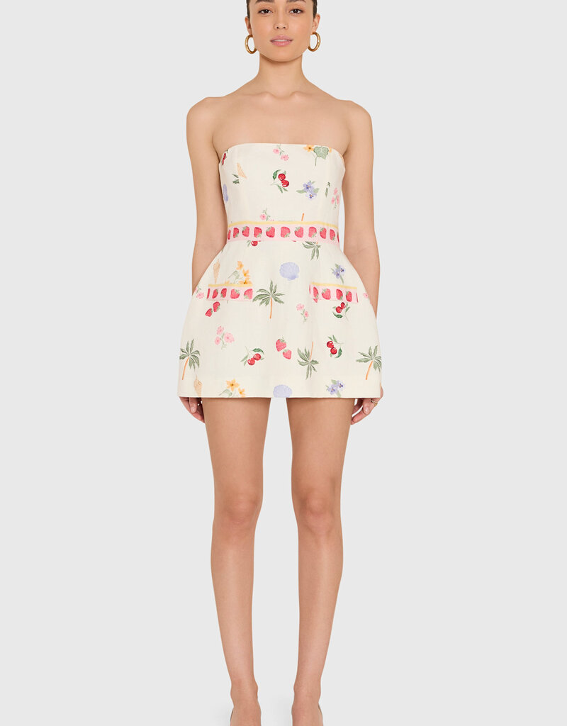 Strapless Bethany Mini Dress Romper