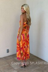 ASTR Blythe Floral Midi Dress