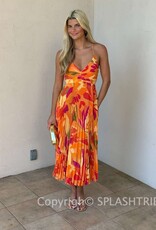 ASTR Blythe Floral Midi Dress