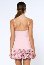 Rose Hem Mini Dress