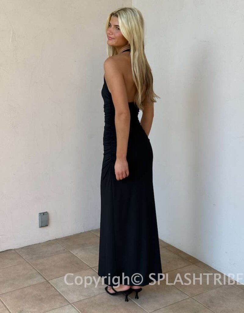 Aliento Halter Maxi Dress
