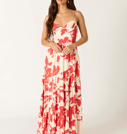 Cami Strap Tiered Floral Maxi Dress