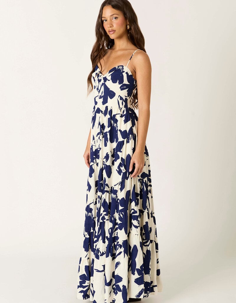 Cami Strap Tiered Floral Maxi Dress