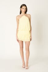 Tiered Ruffle Skirt Romper Mini Dress