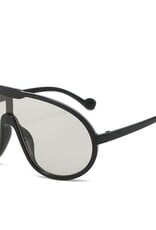 Oversized Frame Sunglasses Black2
