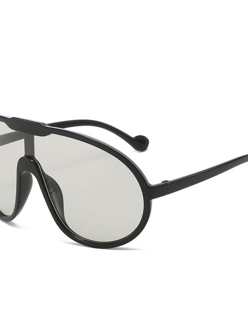 Oversized Frame Sunglasses Black2