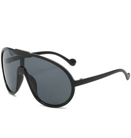 Oversized Frame Sunglasses Black