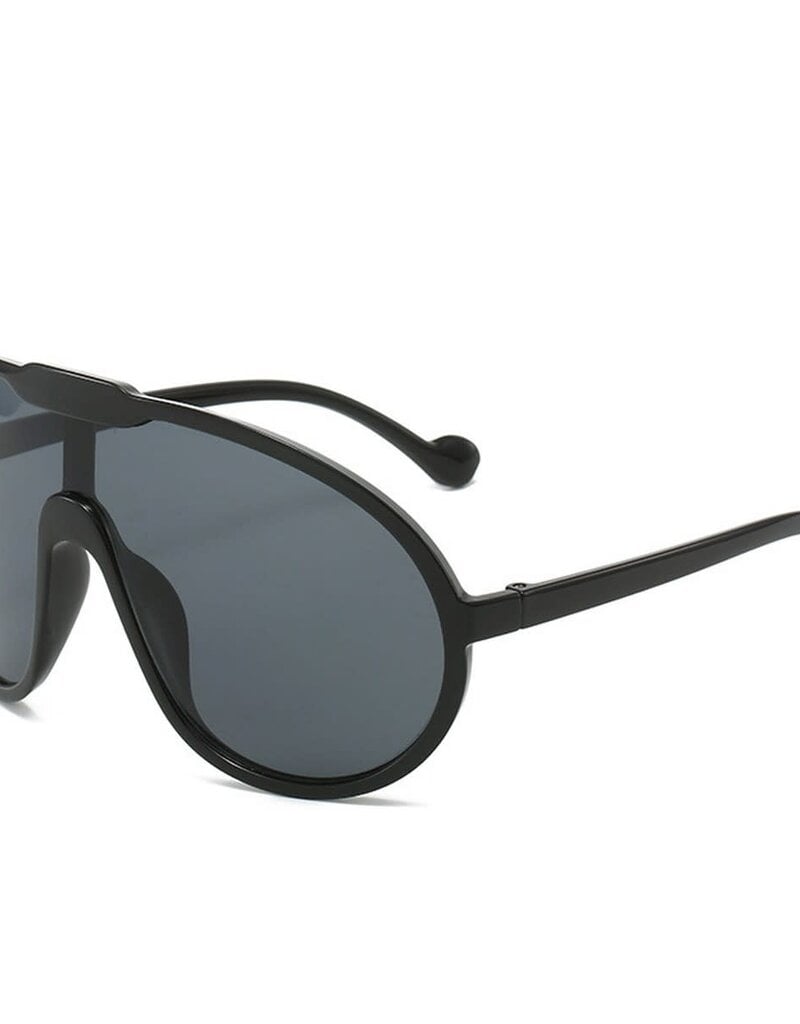 Oversized Frame Sunglasses Black