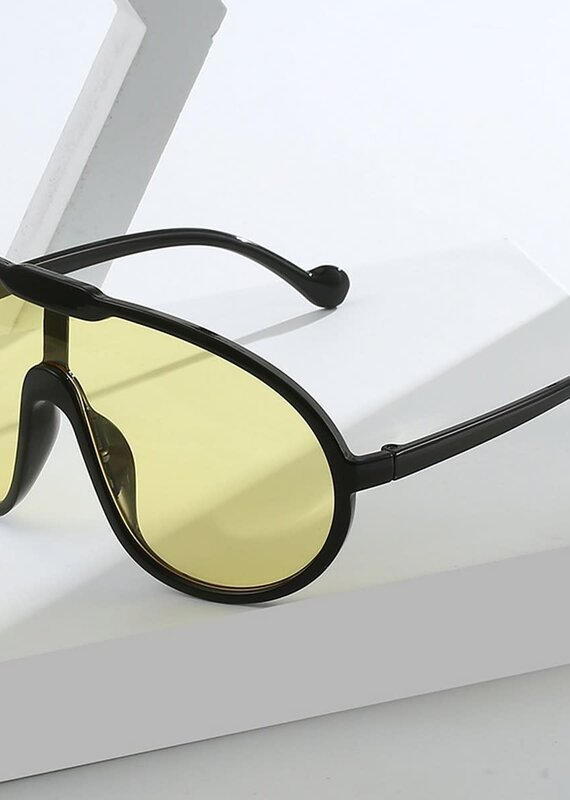 Oversized Frame Sunglasses Black3