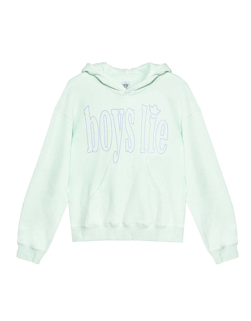 Boys Lie Hold My Phone Racer Hoodie
