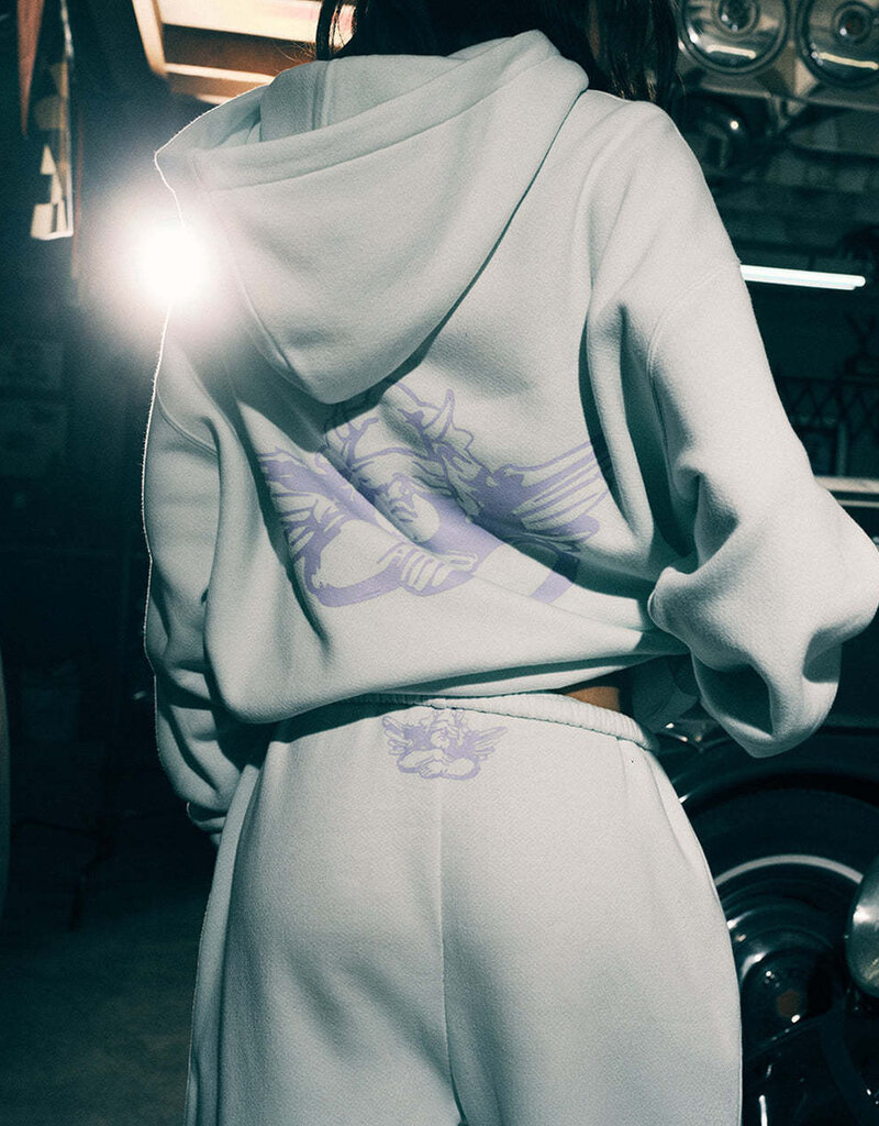 Boys Lie Hold My Phone Racer Hoodie