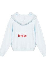 Boys Lie I'm Not Where You Left Me Racer Hoodie