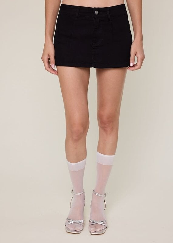 Twill Micro Skort Mini Skirt
