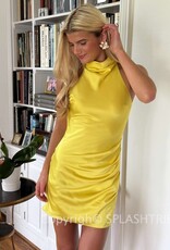 Amanda Uprichard Chantel High Neck Mini Dress