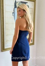 Amanda Uprichard Rachelle Strapless Structured Mini Dress
