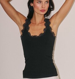 Lace Trim Tank Top