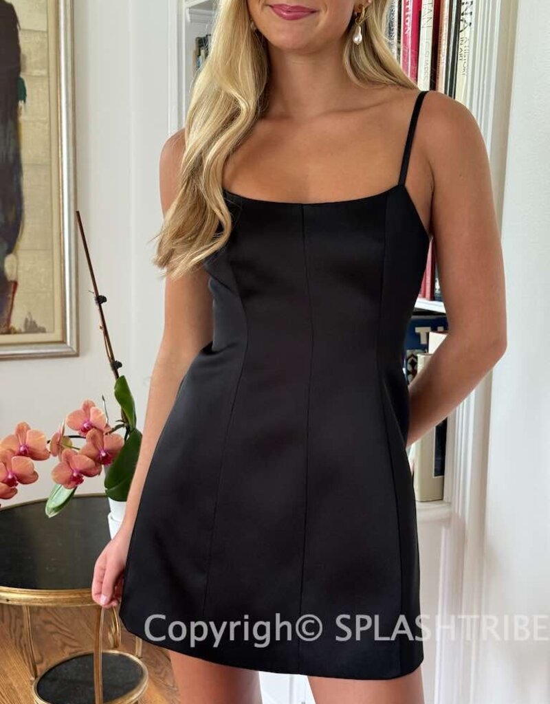 York Satin Mini Dress