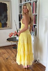 Floral Embossed Lace Solid Midi Dress