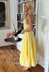 Floral Embossed Lace Solid Midi Dress