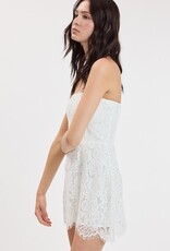 Juliette Strapless Lace Mini Dress