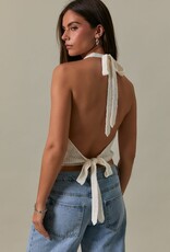 Cowl Neck Halter Sweater