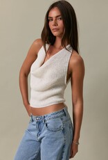 Cowl Neck Halter Sweater