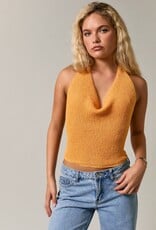 Cowl Neck Halter Sweater