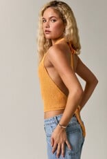 Cowl Neck Halter Sweater