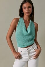 Cowl Neck Halter Sweater