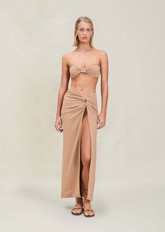 Devon Windsor Gwen Knotted Sarong Skirt
