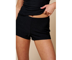 Mini Shorts With Side Zipper - SPLASH