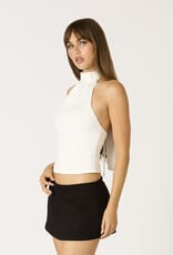 Ruched Neck Halter Top