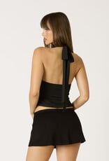 Ruched Neck Halter Top