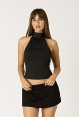Ruched Neck Halter Top
