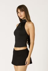 Ruched Neck Halter Top