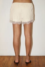 Lace Trim Flowy Shorts