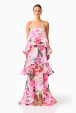 Elliatt Armani Floral Tiered Maxi Dress