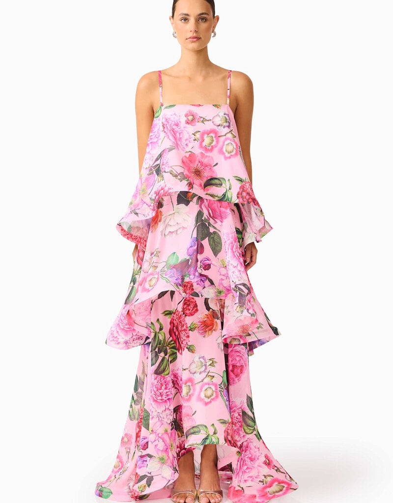 Elliatt Armani Floral Tiered Maxi Dress