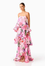 Elliatt Armani Floral Tiered Maxi Dress