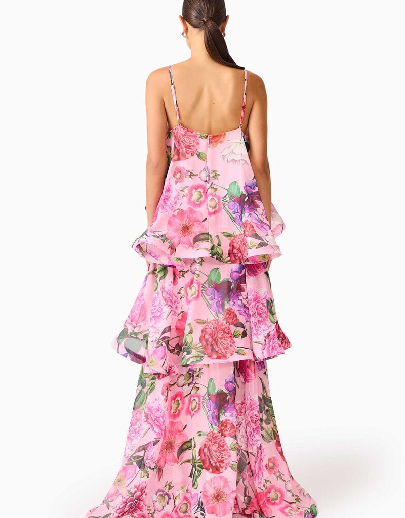 Elliatt Armani Floral Tiered Maxi Dress