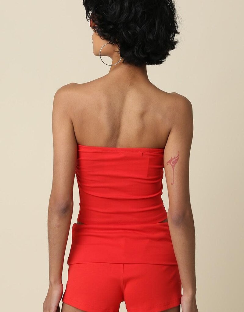 Tube Top Foldover Short Set