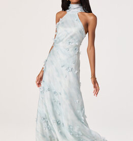 ASTR Ashley 3D Applique Maxi Dress