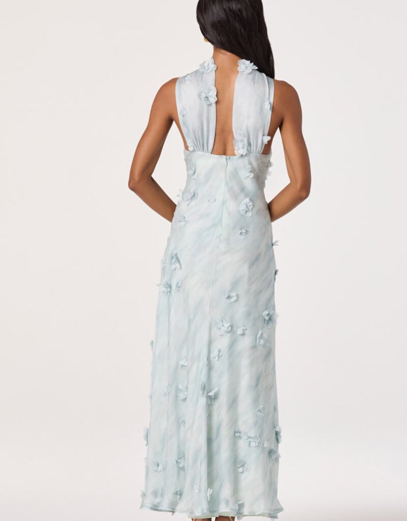 ASTR Ashley 3D Applique Maxi Dress