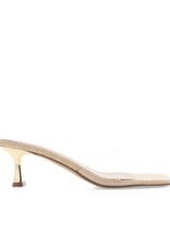 Billini Topaz Clear Strap Mule Kitten Heel