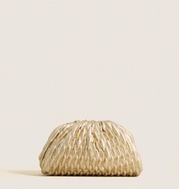 Billini Lacey Clutch Bag Gold Metallic